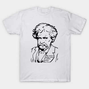 Mark Twain Getting Ahead T-Shirt